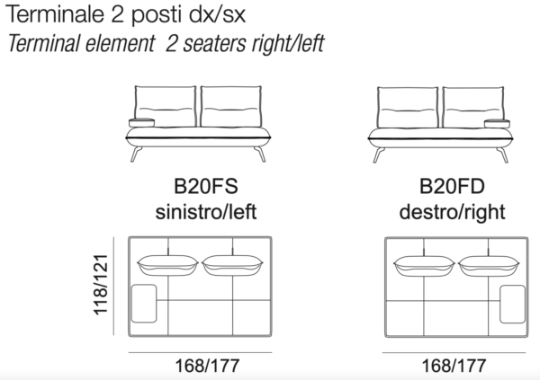 Dumble 2 seat l or r