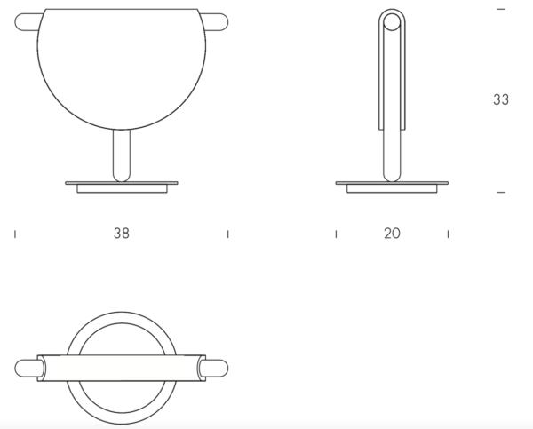 Tischlampe Dalì Tonin Casa tech spec